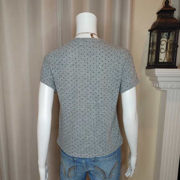 MONROW CROPPED POCKET TEE IN GREY, M - Picture 5 of 9